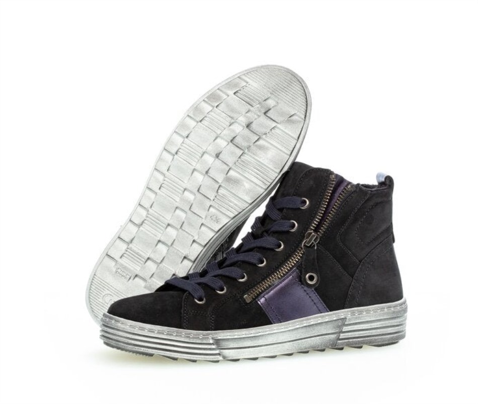 Gabour | Exclusif 7377016 - Cuir Nubuck Bleu Nuit